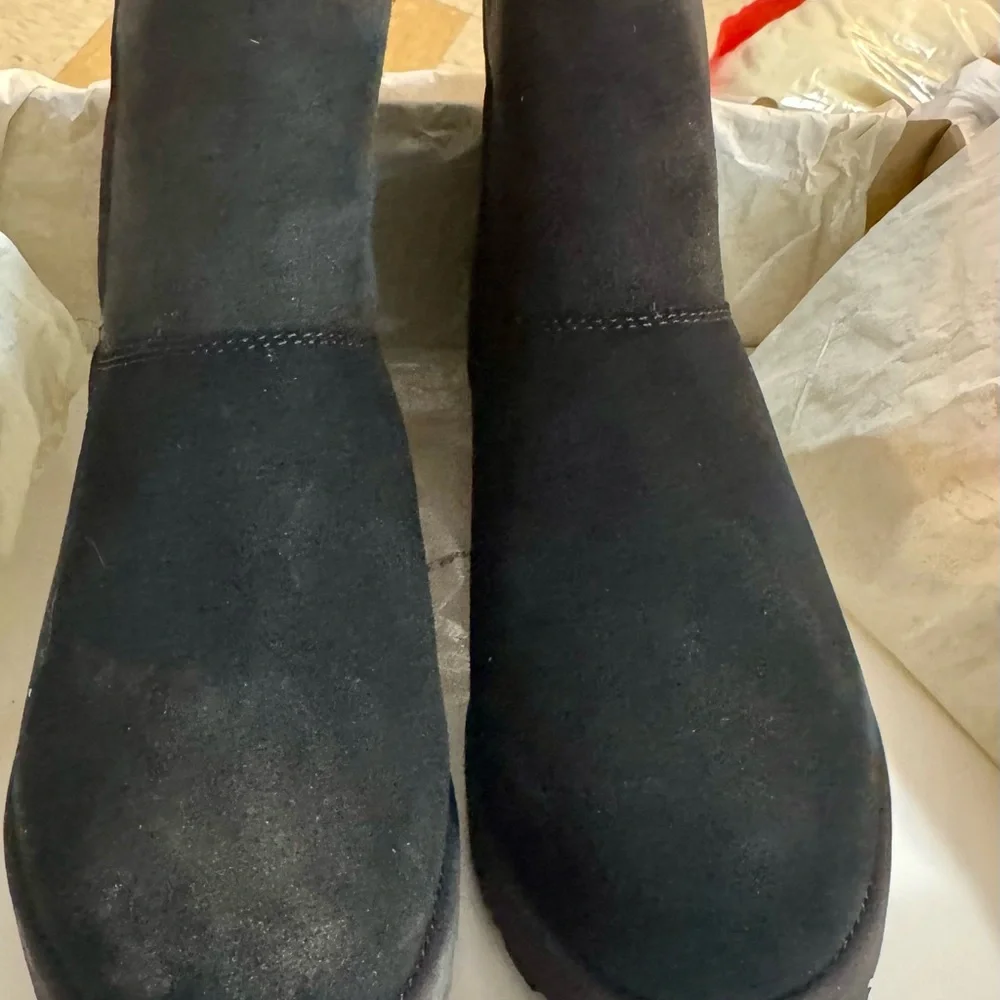 UGG Black Suede Boots - Picture 3 of 7